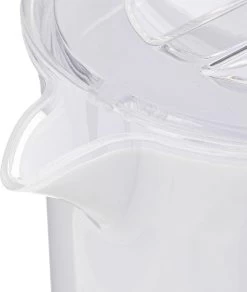 Sapkan/schenkkan Karaf Met Deksel 1950 Ml Transparant - Formaat: 18 X 10,5 X 25 Cm - Materiaal: Kunststof -Keuken Verkoop 1014x1200