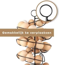 Eiermand – Eierrek – Eierhouder – Eieren – Zwart - Pasen - Tot 40 Eieren - 360° - BAULK® -Keuken Verkoop 1077x1200 2