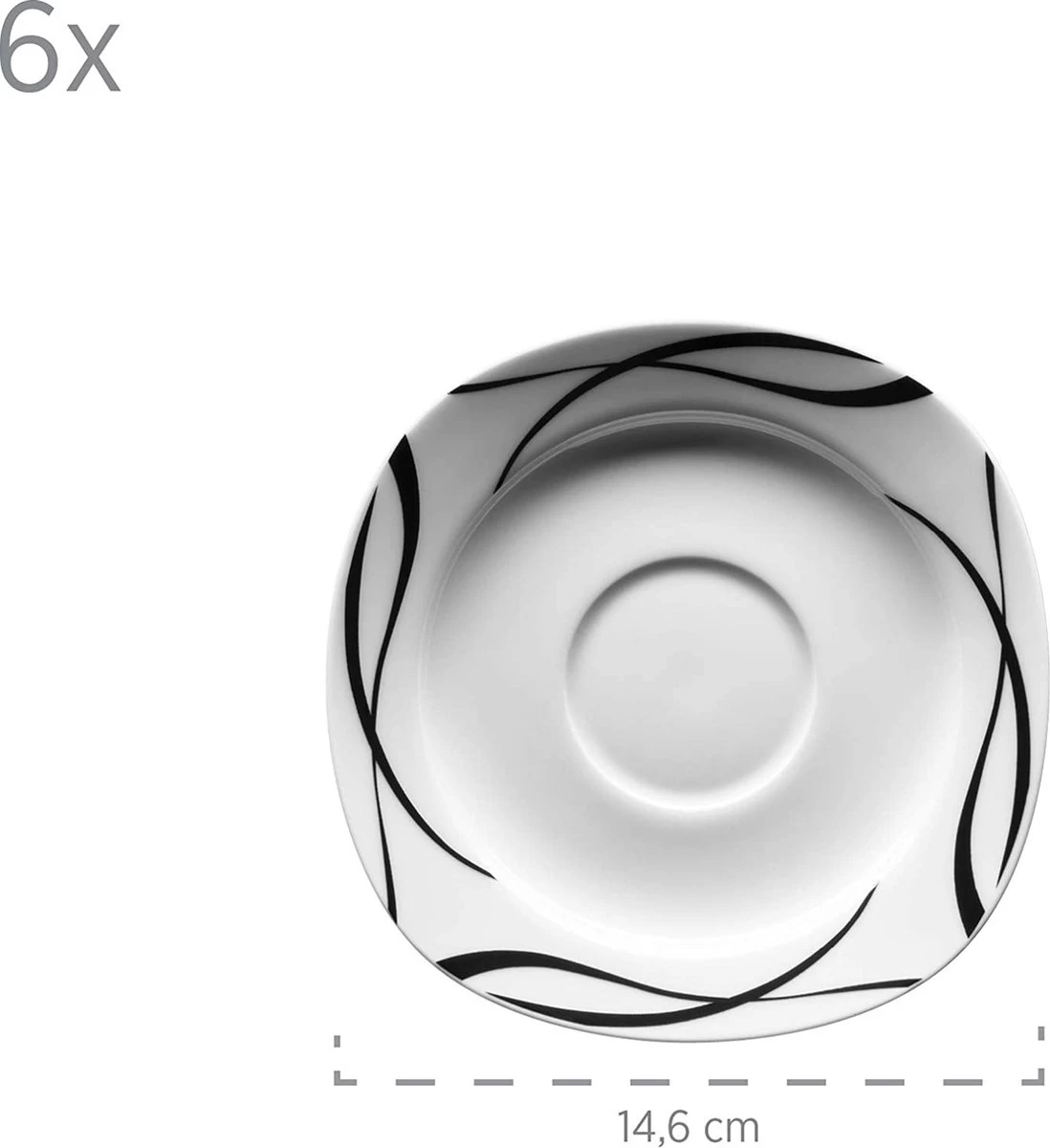 Merkloos 30-delige Combiset Voor 6 Personen 6 Merkloos 30-delige Combiset Voor 6 Personen - Afbeelding 4