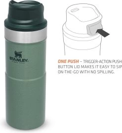 Stanley Trigger-Action Travel Mug 0.35L - Thermosfles - Hammertone Green -Keuken Verkoop 1103x1200