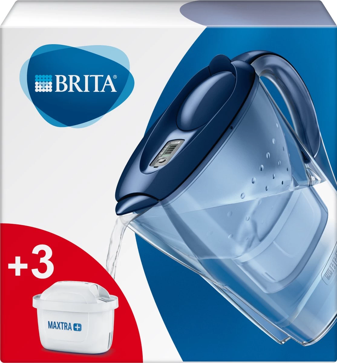 BRITA - Waterfilterkan Marella Cool - Blauw - 2,4L + 3 MAXTRA+ Waterfilterpatronen 8 BRITA - Waterfilterkan Marella Cool - Blauw - 2,4L + 3 MAXTRA+ Waterfilterpatronen - Afbeelding 6