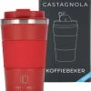 Castagnola Design RVS Koffiebeker To Go - Rood - 380ml - Thermosbeker - Theebeker -Keuken Verkoop 1119x1200