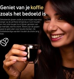 Dubbelwandige ESPRESSO Glazen Van Borosilicaat - Warme En Koude Dranken Kopjes - 70 ML - Set Van 4 17 Dubbelwandige ESPRESSO Glazen Van Borosilicaat - Warme En Koude Dranken Kopjes - 70 ML - Set Van 4 -Keuken Verkoop 1122x1200 9