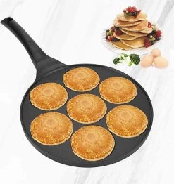 Merkloos Joyful-things Pancake Pan - Inclusief Deegdispenser- Pancake Set- Pan-Crêpemaker/Pannenkoeken- 7 Kop Marmeren Anti Laag -Keuken Verkoop 1132x1200