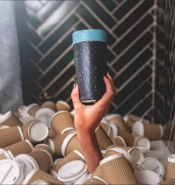 Circular&Co. Herbruikbare To Go Koffiebeker (rCUP) Zwart/zwart 8oz/227ml -Keuken Verkoop 1133x1200 3