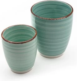 Koffiekopjes - Ocean Blue - Koffiebeker - Unieke Kleuren - Blauw - Set Van 12 Kopjes (ook Los Verkrijgbaar) - 160ML En 340ML - Porselein - Hip En Trendy -Keuken Verkoop 1142x1200 1