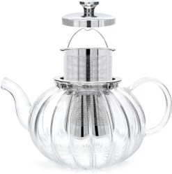 Glazen Theepot Met Filter (RVS) - 1.2 Liter - Pompoen Design - Thee Infuser – Borosilicaat – Anti-druppel Tuit 8 Glazen Theepot Met Filter (RVS) - 1.2 Liter - Pompoen Design - Thee Infuser – Borosilicaat – Anti-druppel Tuit -Keuken Verkoop 1191x1200 6