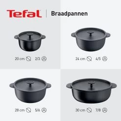 Tefal Trattoria Braadpan - Ø28 Cm - Inclusief Deksel -Keuken Verkoop 1194x1200 2