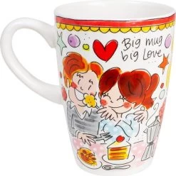 Blond Amsterdam Even Bijkletsen Beker XL 500 Ml - Rode Rand -Keuken Verkoop 1195x1200 5