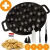 YUGN BLACK Poffertjespan Poffertjesmaker 6 Delige Set - 19 Poffertjes Incl Doseerfles Kwast Poffertjesvork Siliconen Ovenwanten - Platte Onderkant Poffertjespan Inductie Poffertjespan Elektrisch - Cadeau Tip 1 YUGN BLACK Poffertjespan Poffertjesmaker 6 Delige Set - 19 Poffertjes Incl Doseerfles Kwast Poffertjesvork Siliconen Ovenwanten - Platte Onderkant Poffertjespan Inductie Poffertjespan Elektrisch - Cadeau Tip -Keuken Verkoop 1196x1200 1