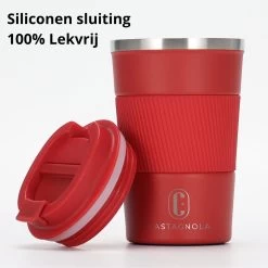 Castagnola Design RVS Koffiebeker To Go - Rood - 380ml - Thermosbeker - Theebeker -Keuken Verkoop 1198x1200 23