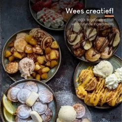 Ocina Poffertjespan Accessoires Set - Doseerfles - Poffertjes Spuitfles - 6x Poffertjes Vork - Kwast - Siliconen Kwast - Bakkwast - Gratis Poffertjes E-Book -Keuken Verkoop 1198x1200 6