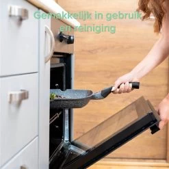 Coninx Grillpan 28CM - Steakpan - Afneembare Handgreep - PFAS-vrij - Grijs -Keuken Verkoop 1199x1200 2