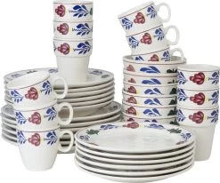 Boerenbont Serviesset - 36-Delig