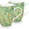 Pip Studio Jolie Groen - Set 2 Mokken - Flowers Large 350ml -Keuken Verkoop 1200x1011 1