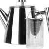 Castagnola Theepot Met Filter – Theekan – Theepot Dubbelwandig – Theepot Roestvrijstaal – Hoogwaardig RVS – 1 Liter – 5 Kopjes Thee – Zilver Glans -Keuken Verkoop 1200x1021 1