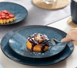 Serviesset – 16 Delig – 4 Persoons – Porselein - Luxe - Blauw 13 Serviesset – 16 Delig – 4 Persoons – Porselein - Luxe - Blauw -Keuken Verkoop 1200x1067