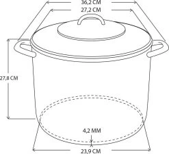 BK Soeppan - Ø 26 Cm - 11 L - Glazen Deksel -Keuken Verkoop 1200x1089 3