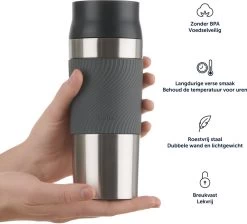 Blumtal Thermosbeker Classic - Lekvrij, BPA-Vrij En Vaatwasserbestendig - Hoge Kwaliteit Thermosfles Met Quick-Press Sluiting - Travel Mug 350 Ml - Roze -Keuken Verkoop 1200x1089 4
