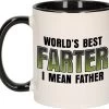 Worlds Best Farter Cadeau Beker / Mok - Zwart Met Wit - Papa / Verjaardag / Vaderdag -Keuken Verkoop 1200x1095 1