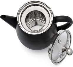 Bredemeijer - Theepot Duet Eva 1,1L Mat Zwart Met Filter - - Dubbelwandig -Keuken Verkoop 1200x1100 2