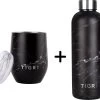 TIGR The Combo - Voordeelset Minimalist Thermosfles En Cup Warmhoudbeker - 500ml - Zwart Marmer -Keuken Verkoop 1200x1101 3
