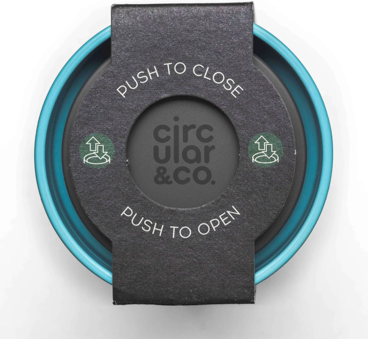 Circular&Co. Herbruikbare To Go Koffiebeker (rCUP) Crème/groen 12oz/340ml 10 Circular&Co. Herbruikbare To Go Koffiebeker (rCUP) Crème/groen 12oz/340ml - Afbeelding 8