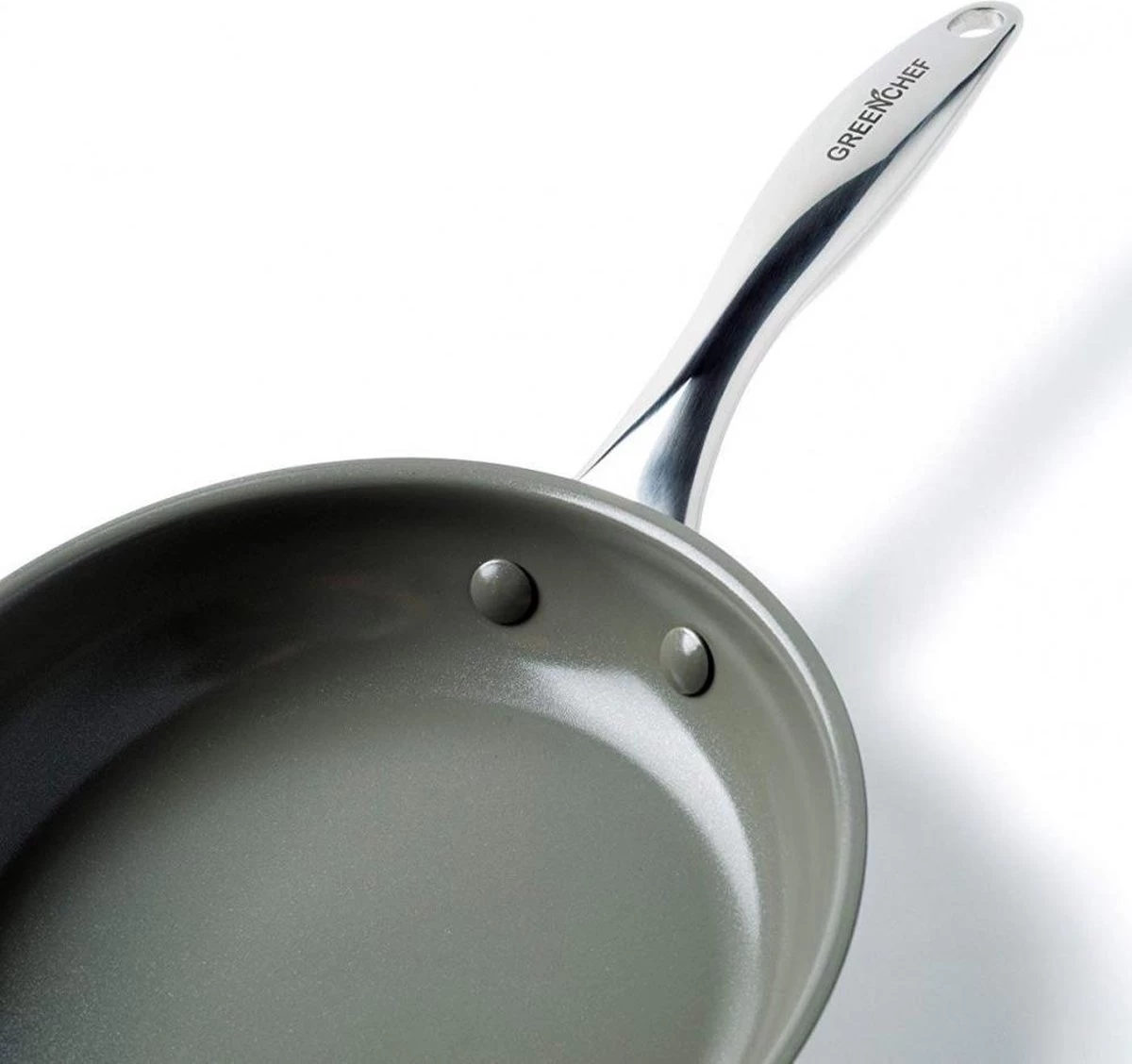 GreenChef Profile Plus Koekenpan 24cm - Zilverkleurig - Inductie - PFAS-vrij 5 GreenChef Profile Plus Koekenpan 24cm - Zilverkleurig - Inductie - PFAS-vrij - Afbeelding 3