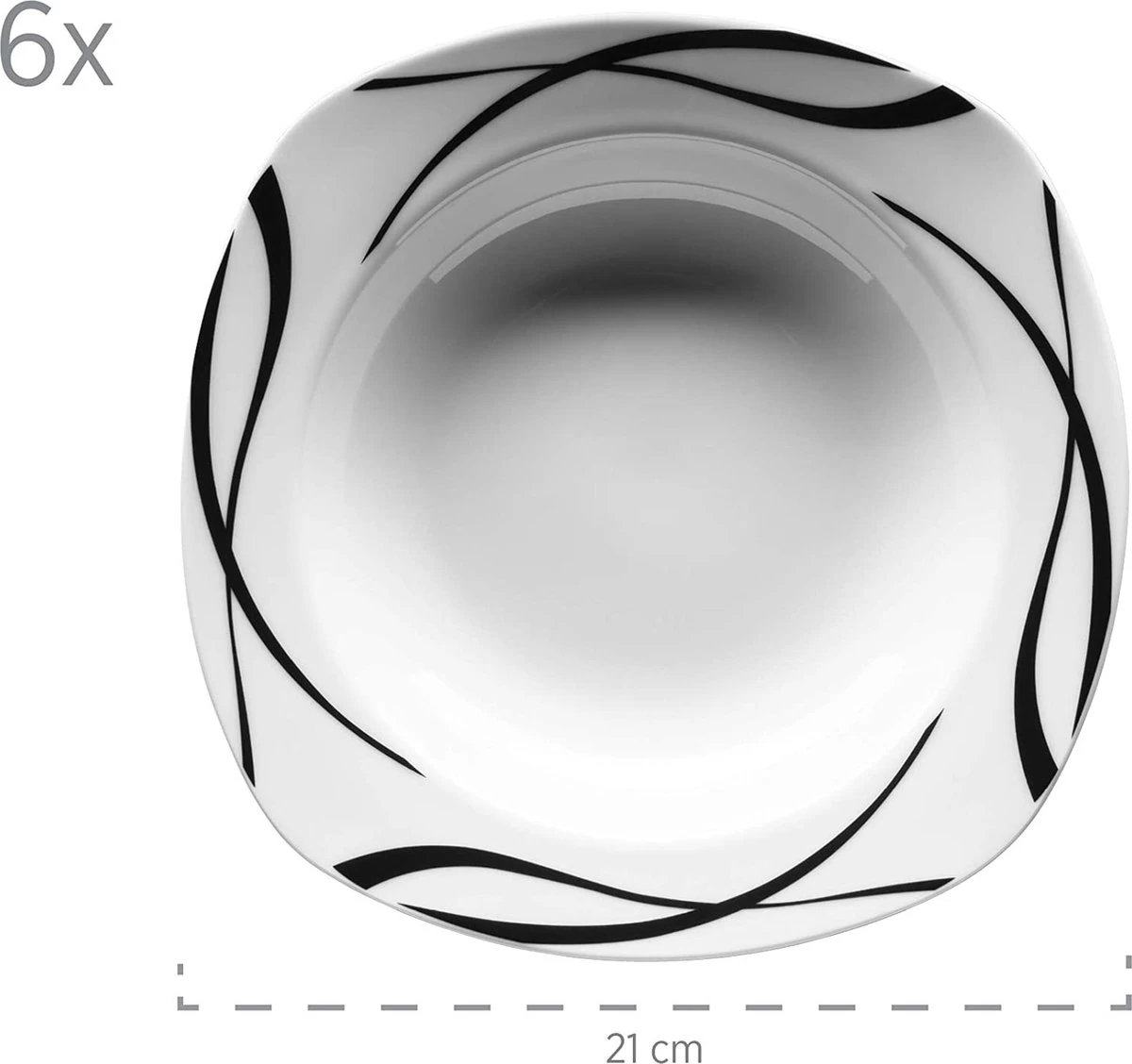 Merkloos 30-delige Combiset Voor 6 Personen 4 Merkloos 30-delige Combiset Voor 6 Personen - Afbeelding 2