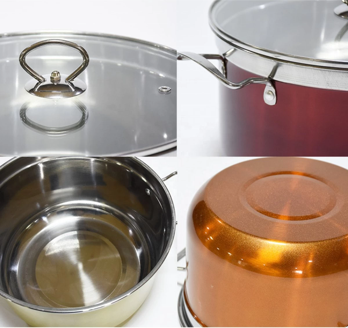 Pannenset – 5-delig – Swifth - Roestvrij Stalen Kookpannen – Inductie – Gas – Keramisch 6 Pannenset – 5-delig – Swifth - Roestvrij Stalen Kookpannen – Inductie – Gas – Keramisch - Afbeelding 4