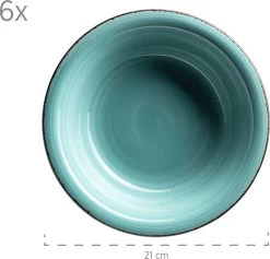 Mäser Bordenset Voor 6 Personen In Moderne Vintage Look, 12-delig Tafelservies, Handbeschilderd -Keuken Verkoop 1200x1151 4