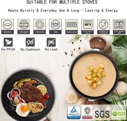 Royalty Line Inductie Pannenset - Luxe 14-delige Pannenset Marmeren Coating - Pannen Met Afneembare Handvaten - Oven-Ready - PFAS-Vrij - Voor Alle Warmtebronnen - Afneembare Koudgrepen - Antiaanbaklaag - Koekenpan Met Glazen Deksels - Roze 15 Royalty Line Inductie Pannenset - Luxe 14-delige Pannenset Marmeren Coating - Pannen Met Afneembare Handvaten - Oven-Ready - PFAS-Vrij - Voor Alle Warmtebronnen - Afneembare Koudgrepen - Antiaanbaklaag - Koekenpan Met Glazen Deksels - Roze -Keuken Verkoop 1200x1152 1