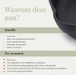 Belluci - Ø26cm - Koekenpan - Skillet + Deksel Geëmailleerde Gietijzeren Pan Voor BBQ En Inductie Incl. Accessoires - Hapjespan - Braadpan -Keuken Verkoop 1200x1187 2