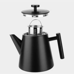 Castagnola Theepot Met Filter – Theekan – Theepot Dubbelwandig – Theepot Roestvrijstaal – Hoogwaardig RVS – 1 Liter – 5 Kopjes Thee – Zwart -Keuken Verkoop 1200x1195 10