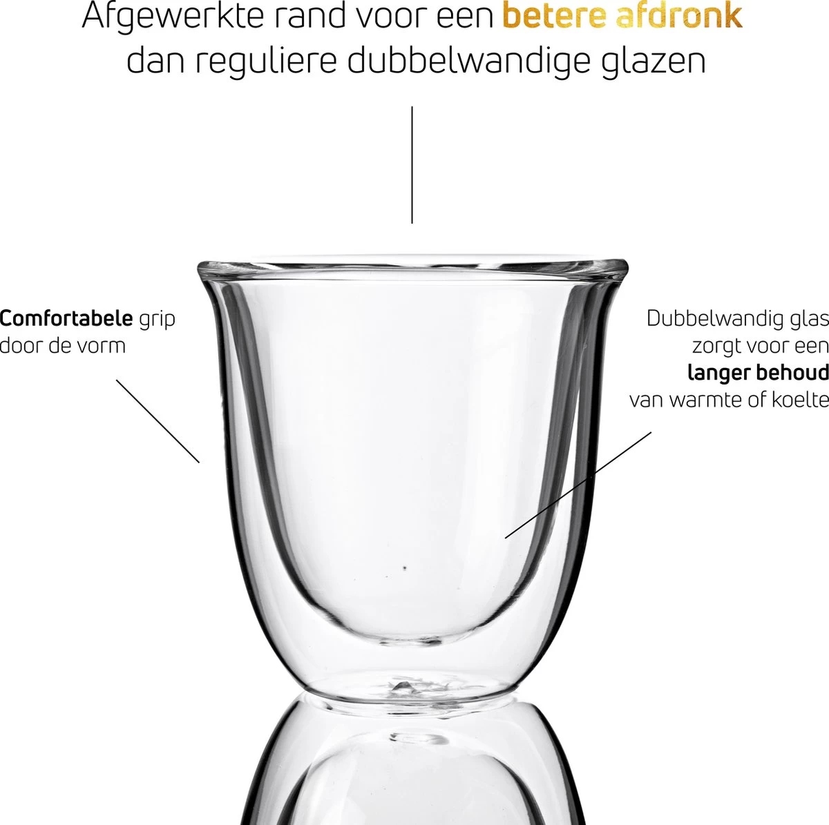 Dubbelwandige ESPRESSO Glazen Van Borosilicaat - Warme En Koude Dranken Kopjes - 70 ML - Set Van 4 13 Dubbelwandige ESPRESSO Glazen Van Borosilicaat - Warme En Koude Dranken Kopjes - 70 ML - Set Van 4 - Afbeelding 11