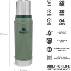 Stanley The Legendary Classic Bottle 0,75L - Thermosfles - Hammertone Green -Keuken Verkoop 1200x1196 2