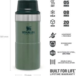 Stanley Trigger-Action Travel Mug 0.35L - Thermosfles - Hammertone Green -Keuken Verkoop 1200x1198 21