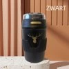 Floraweg Cup - Drinkbeker To GO- Lekvrij Dubbelwandig ,RVS 316, Thermosbeker Koffiebeker- Koffie En Thee - 400ml Zwart -Keuken Verkoop 1200x1200 1029
