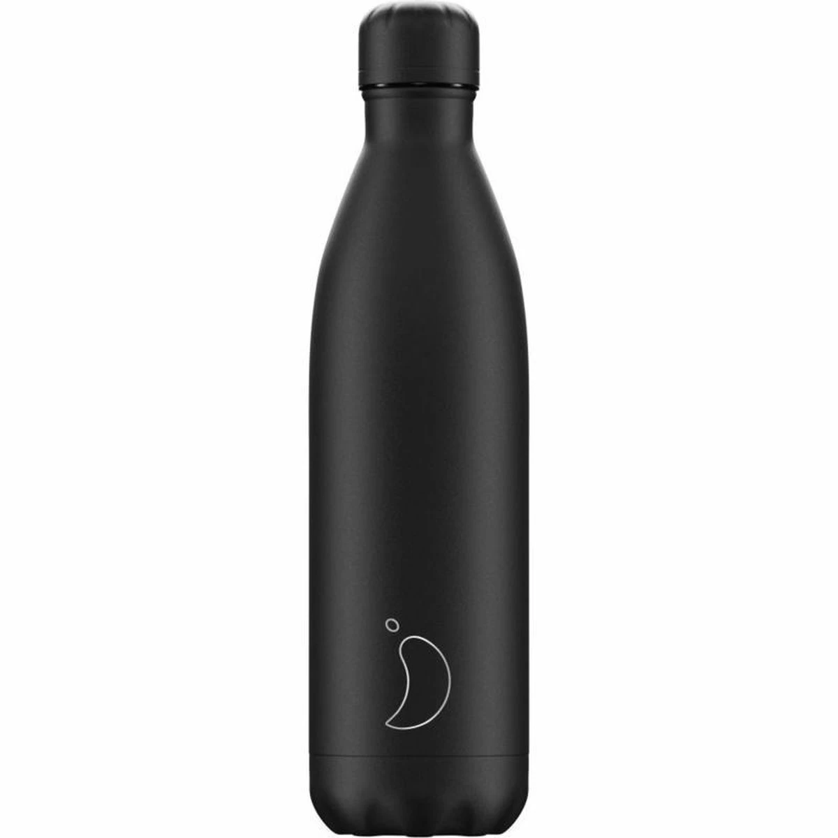 Chilly's 750 Ml Fles Monochrome All Black 750 Ml 4 Chilly's 750 Ml Fles Monochrome All Black 750 Ml - Afbeelding 2