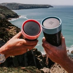 Circular & Co - Travel Mug - Koffiebeker To Go - Coffee To Go Beker - 340 Ml - Crème - Zwart - 12oz - Duurzaam -Keuken Verkoop 1200x1200 1150