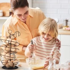 Eiermand – Eierrek – Eierhouder – Eieren – Zwart - Pasen - Tot 40 Eieren - 360° - BAULK® -Keuken Verkoop 1200x1200 1185