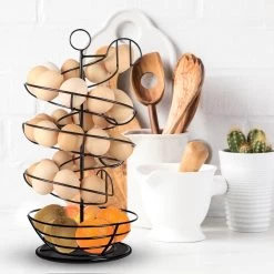 Eiermand – Eierrek – Eierhouder – Eieren – Zwart - Pasen - Tot 40 Eieren - 360° - BAULK® -Keuken Verkoop 1200x1200 1186