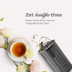 Vaja® Theepot Juliette Met Filter - Dubbelwandig -Theekan 1.0L - Glimmend Zwart 16 Vaja® Theepot Juliette Met Filter - Dubbelwandig -Theekan 1.0L - Glimmend Zwart -Keuken Verkoop 1200x1200 1221