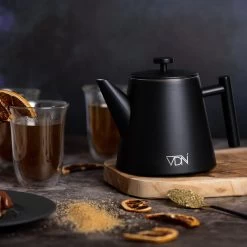 VDN RVS Theepot Dubbelwandig Met Filter - Zwarte Theekan 1 Liter - 902 -Keuken Verkoop 1200x1200 1247