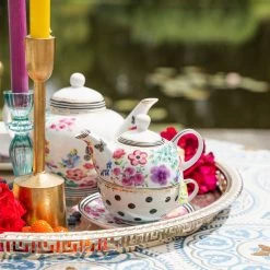 Melli Mello Luxe Theepot En Theemok 2-in-1 - Incl Schoteltje - Porselein - 600ml - High Tea Set - Tea For One - 14x15x15cm -Keuken Verkoop 1200x1200 1248
