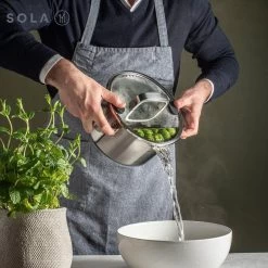 Sola Pannenset Juvia - 4 Delig - Ø 16,16,18,20 Cm - Zilver - RVS - Sandwichbodem -Keuken Verkoop 1200x1200 127