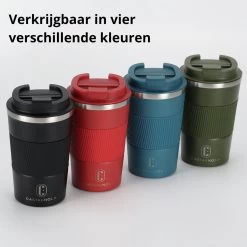 Castagnola Design RVS Koffiebeker To Go - Rood - 380ml - Thermosbeker - Theebeker -Keuken Verkoop 1200x1200 1326