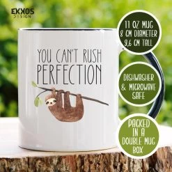 You Cant Rush - Luiaarden - Dieren - Cadeau Voor Vrouw - Koffiemok - Grappige Cadeaus - Cadeau Voor Man - Kado Vrouw - Valentijn Cadeautje Voor Haar - Mokken En Bekers - Verjaardag Cadeau - Koffiekopjes - Mok Met Tekst -Keuken Verkoop 1200x1200 1351