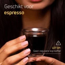 Dubbelwandige ESPRESSO Glazen Van Borosilicaat - Warme En Koude Dranken Kopjes - 70 ML - Set Van 6 -Keuken Verkoop 1200x1200 1366