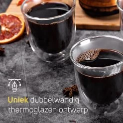 Dubbelwandige ESPRESSO Glazen Van Borosilicaat - Warme En Koude Dranken Kopjes - 70 ML - Set Van 4 23 Dubbelwandige ESPRESSO Glazen Van Borosilicaat - Warme En Koude Dranken Kopjes - 70 ML - Set Van 4 -Keuken Verkoop 1200x1200 1394